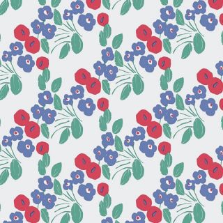 oilcloth-lola-Wit-blue-flowers-vintage