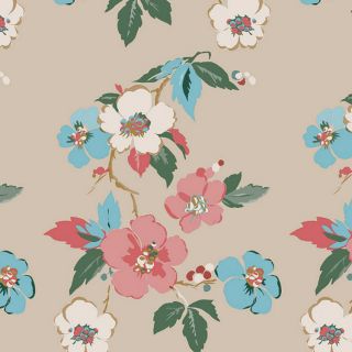 flower beige-rose-colorful-washable-tableclothoilcloth