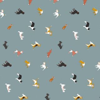 dog-dog-animal-gray-tableclothoilcloth-modern