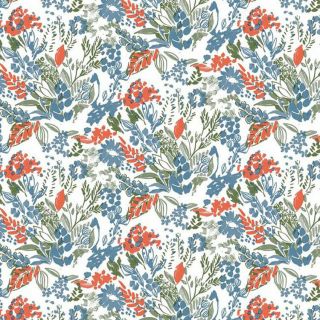 blauw-rood-groen-bloemen-vrolijk-zomers-Lola Tafelzeil