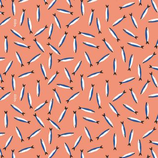 Lola-oilcloth-Sardines-Mandarijn-Zomer-Hip-Color rich