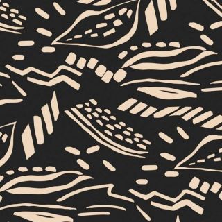 Oilcloth_lola_dakarai_onyx_lal01663-oilcloth-Wart leaf-summer-summer-washable 
