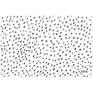 Lola-placemat-Plot-on-Black-Stips-Black White