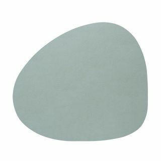 Skinnatur_Pebble_leder_belgisch_onderlegger_onderzetter_icy Gray