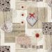Natuur-Bloljes-Hartjes-Hout-Romantic oilcloth
