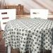 Captain-Cookoilcloth-Black-white-PVC leaves