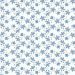 Captain-Cook Easy Washability-Leaf-White-Blueoilcloth-PVC