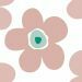 large flower-green-whiteLola oilcloth-Flurious-cheerful-summer