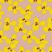 Oilcloth-Lola-Poppy-Rosewood-Yellow-flower-elegant