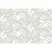gray-white-flowers-recyclableoilcloth-placemat-Easy-clean-Lola