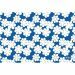 Placemat-Flowers-white-blue-oilcloth-Lola-Easy to wash