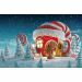 Christmas house Christmas Mass-Christmas table placemat