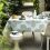 TableBig Flower Ice Grey